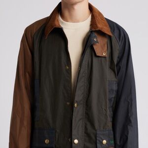 Barbour NEW Patch Water Resistant Waxed Cotton Jacket